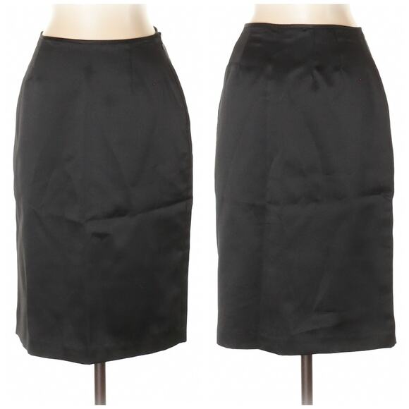 Hugo Buscati Collection Black Pencil Skirt Sz 2 - Picture 1 of 5